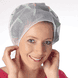 Voile de coiffure triangulaire blanc