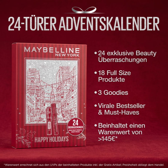 Maybelline Adventskalender 2026