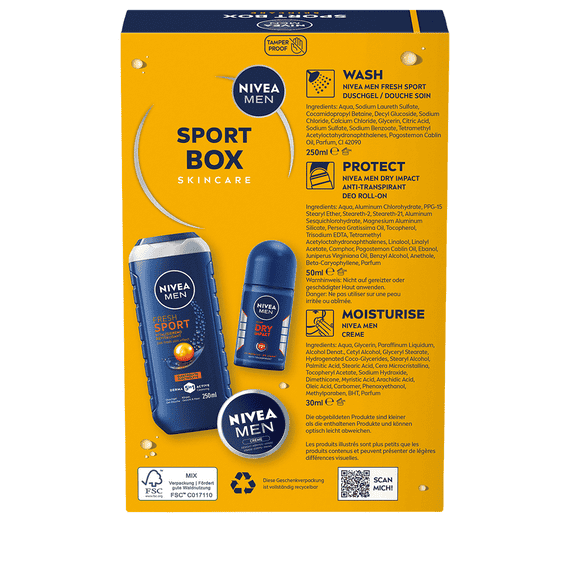 Geschenkset Sport Box