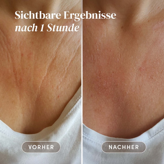 Wiederverwendbares Dekolleté Pad mit Aloe Vera