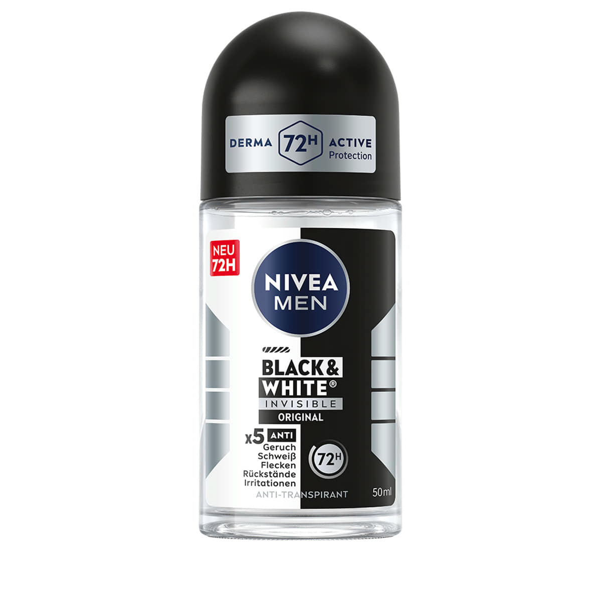 Deo Black & White Invisible Original Roll-on 