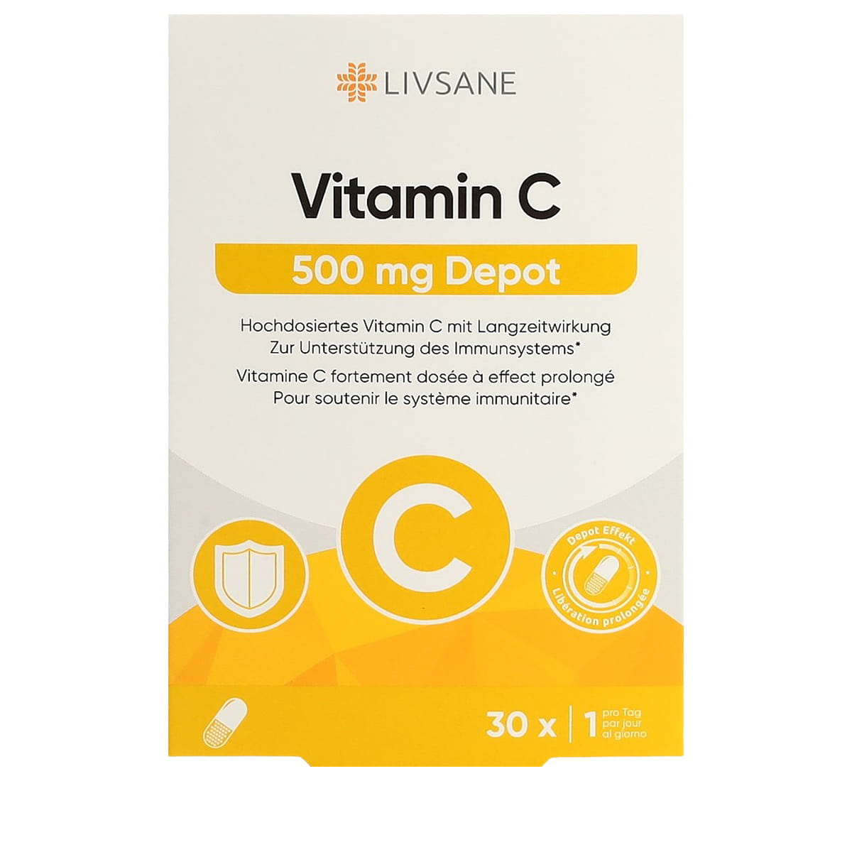 Vitamine C Dépôt - 300 capsules
