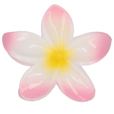 Lotus Haarklemme - Rosa-Weiss