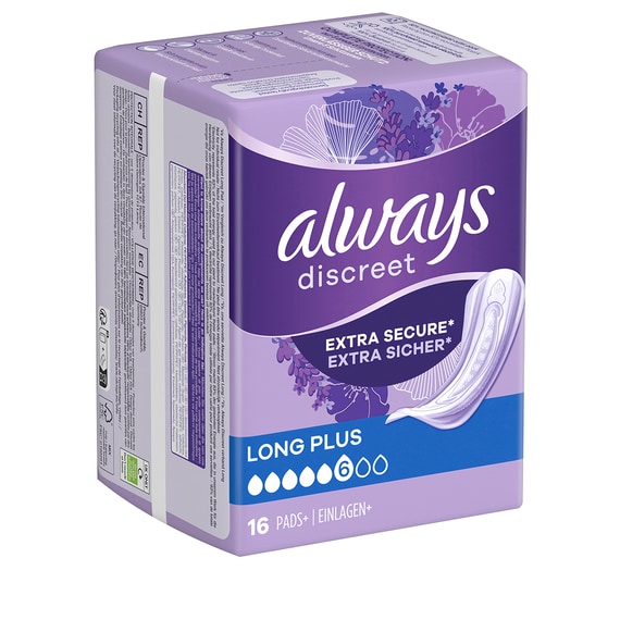 Assorbenti Igienici Incontinenza Long Plus Confezione Mensile - 64 Pz.