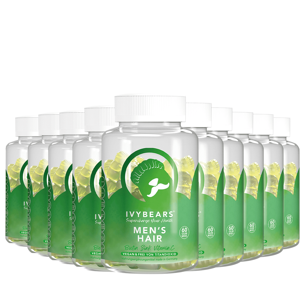 12 Monatspackung Haarvitamine für Männer