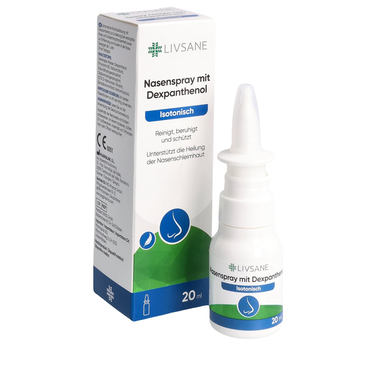 Spray nasal avec Dexpanthénol