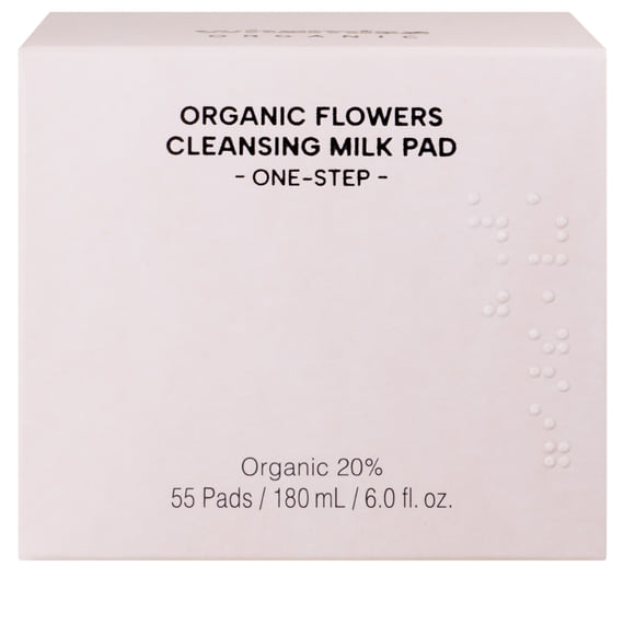 Organic Flowers One-Step Cleansing Milk Pad