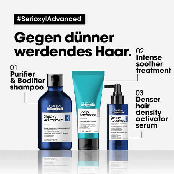 Serioxyl Adv. Anti Hair-thinning Purifier and Bodifier Shampoo