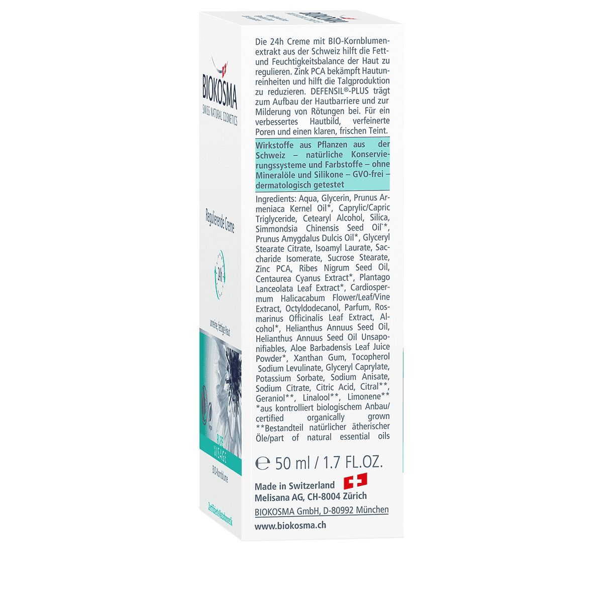 Crème régulatrice 24h