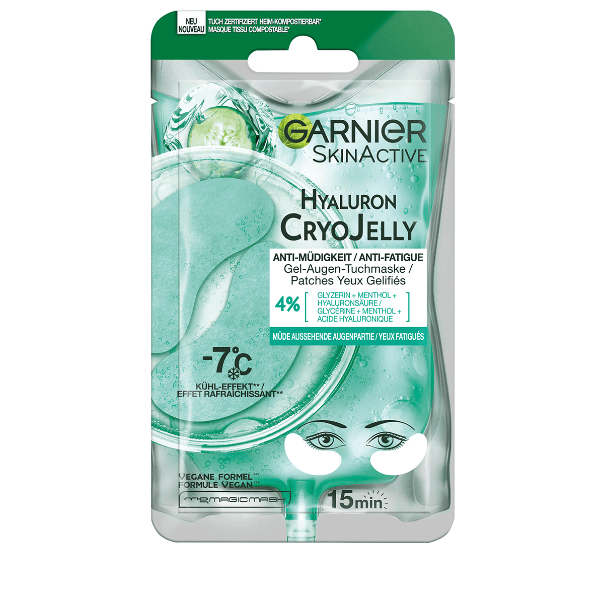 Gel gel cryo maschera occhi