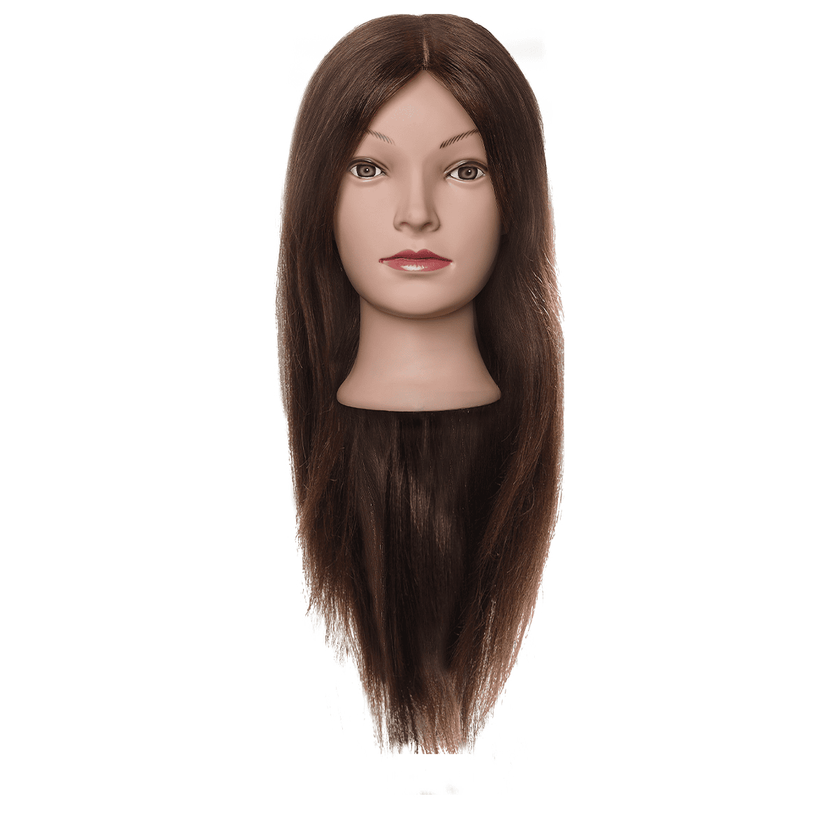 Lina Capelli naturali castani 50 cm