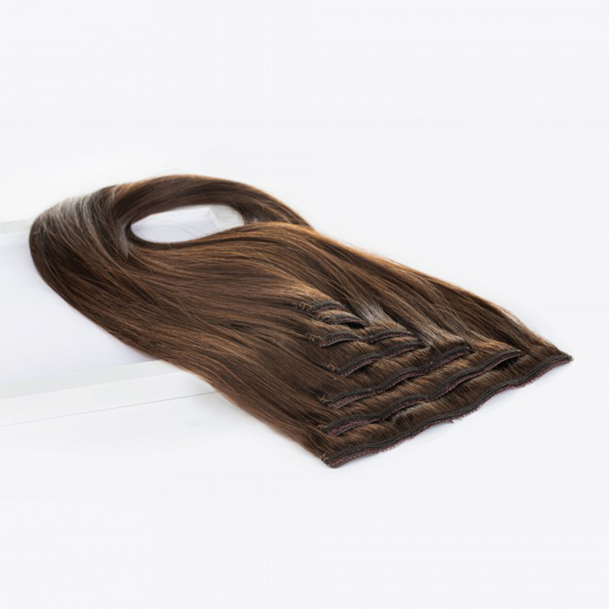 Full Head Extensions 50/55 cm - 32, Mahogany Brown