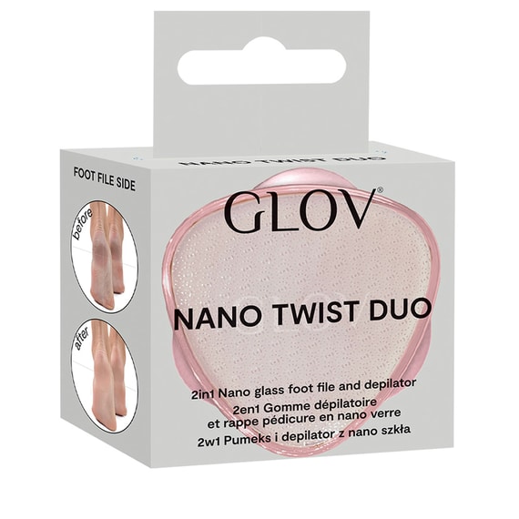 Nano Twist Duo - 2in1 Nano Glass Foot File And Depilator