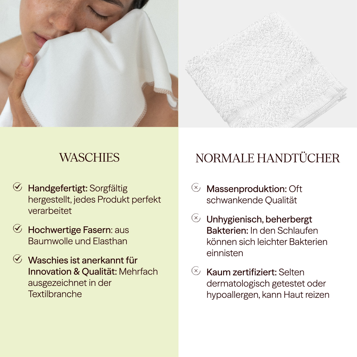 Ultrafeine Gesichtstücher - 5er Set