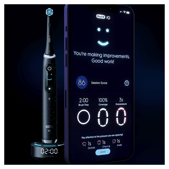 Brosse à Dents Électrique Intelligente avec Étui de Voyage