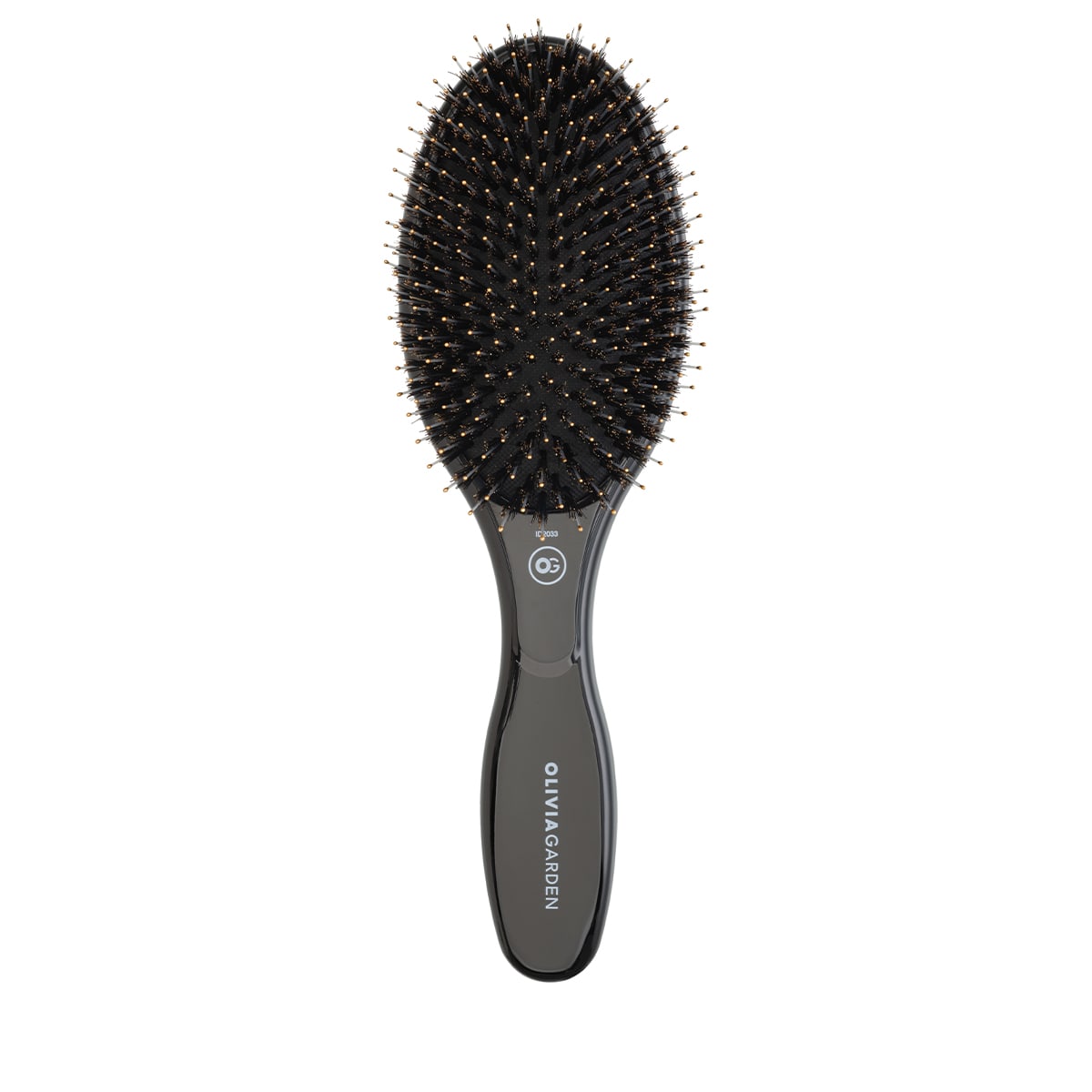 Expert Care Oval Boar&Nylon Bristles Black