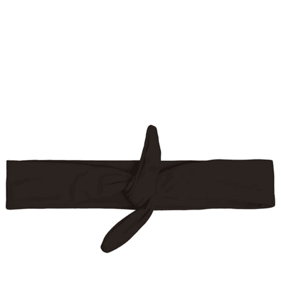 Leather Hairband Wire Black