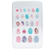 Glitter artificial nails