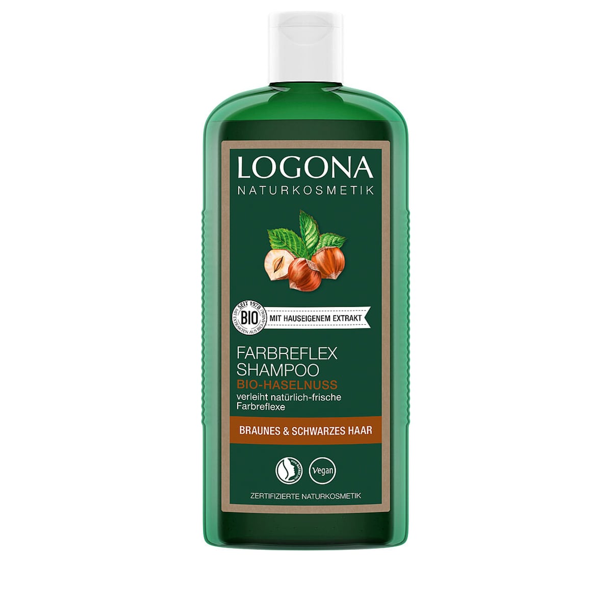 Colour Reflex Shampoo Nocciola Biologico - marrone-nero