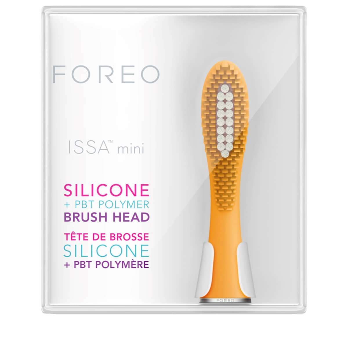 ISSA mini Hybrid Brush Head Mango Tango