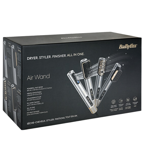 Warmluftbürste Air Wand Silber/Gold AS6555CHE