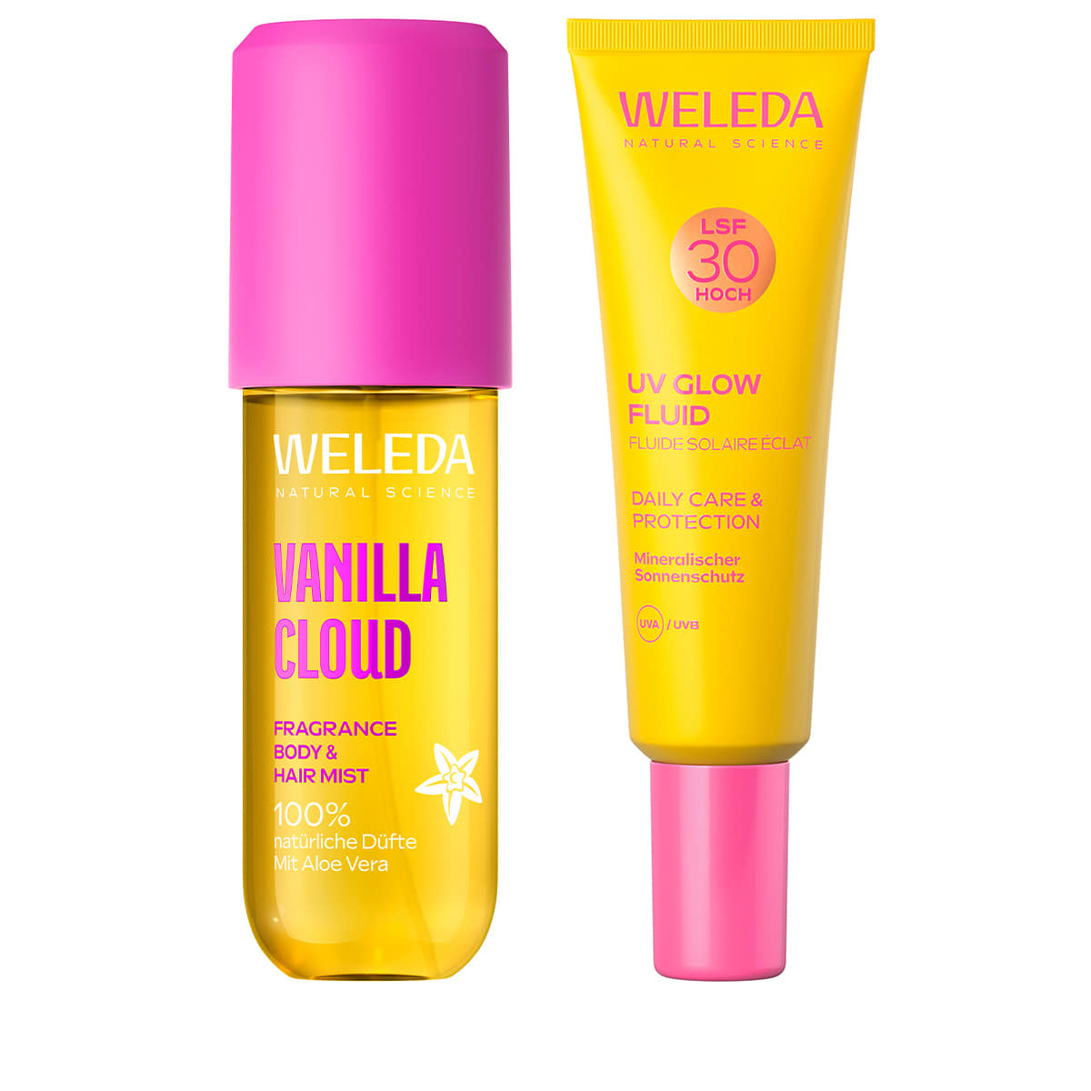Fluide UV Glow & Brume Corps & Cheveux Vanilla Cloud