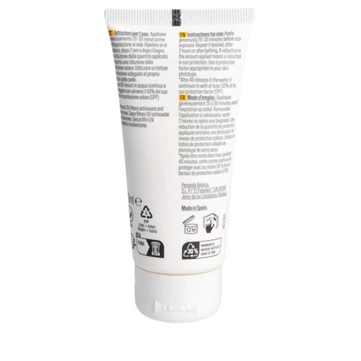 Crème Solaire Hydratante Pour Le Visage SPF30