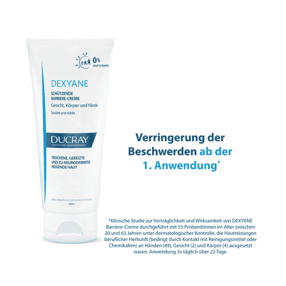 Schützende Barriere-Creme bei Exzemen