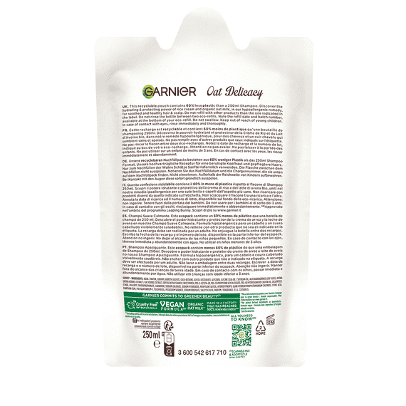 Soothing Shampoo Gentle Oat Milk Refill Pack