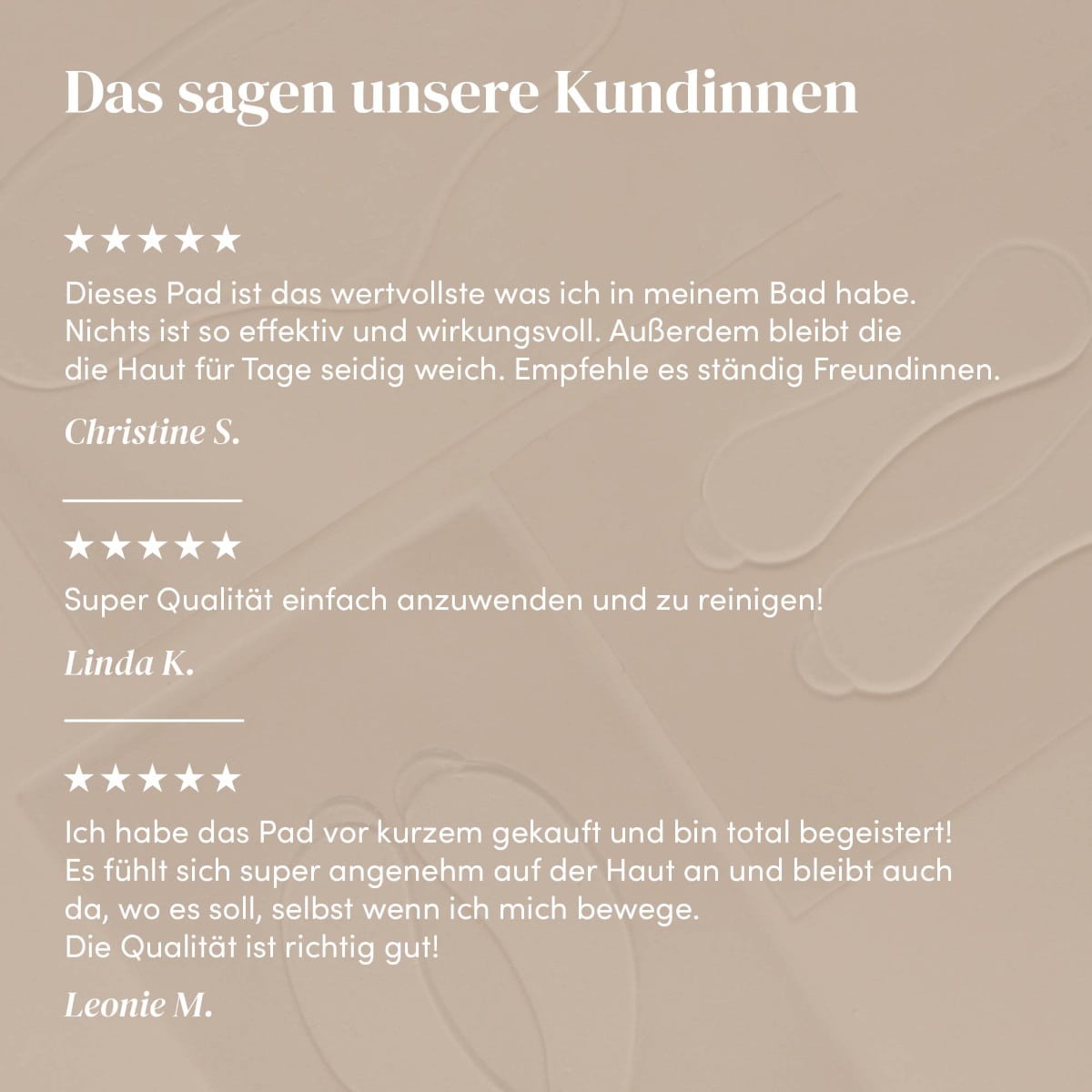 Wiederverwendbares Dekolleté Pad mit Hyaluron