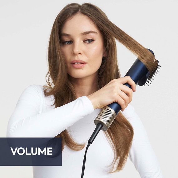 Brosse Soufflante Air Wand bleu/or AS6550CHE