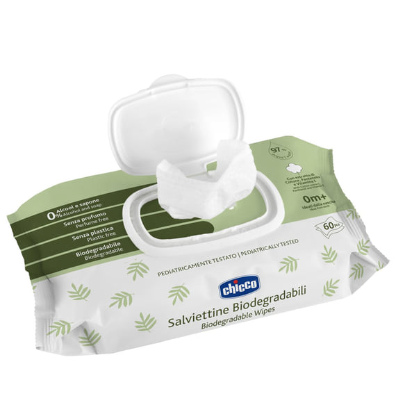 Lingettes Nettoyantes Biodégradable - 60 pcs.