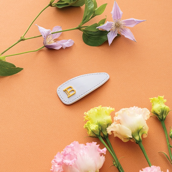 Printemps Leather Snap Hair Clip