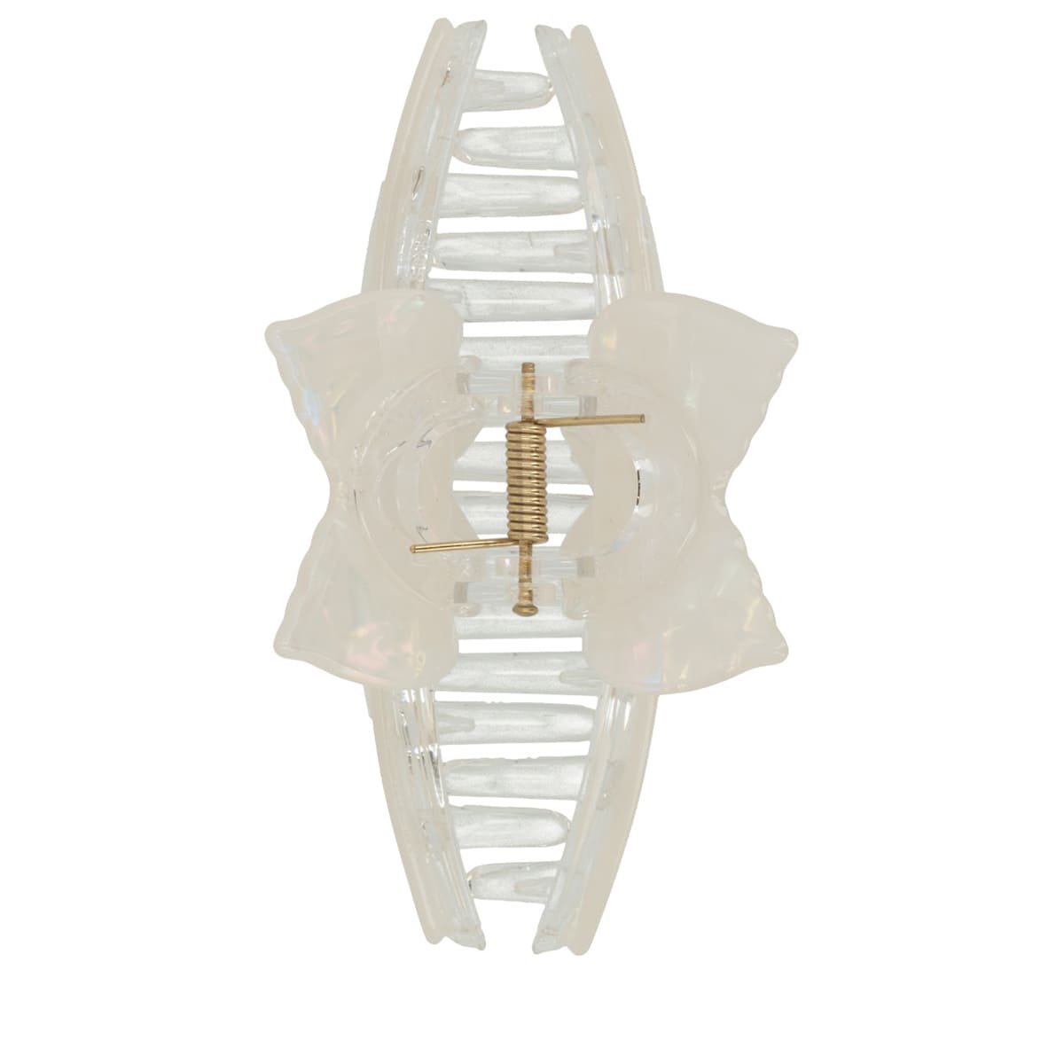 Fin-Shaped Clip - Cream
