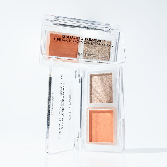 Diamond Treasures Cream to Powder Eyeshadow - 050 Peach Gleam