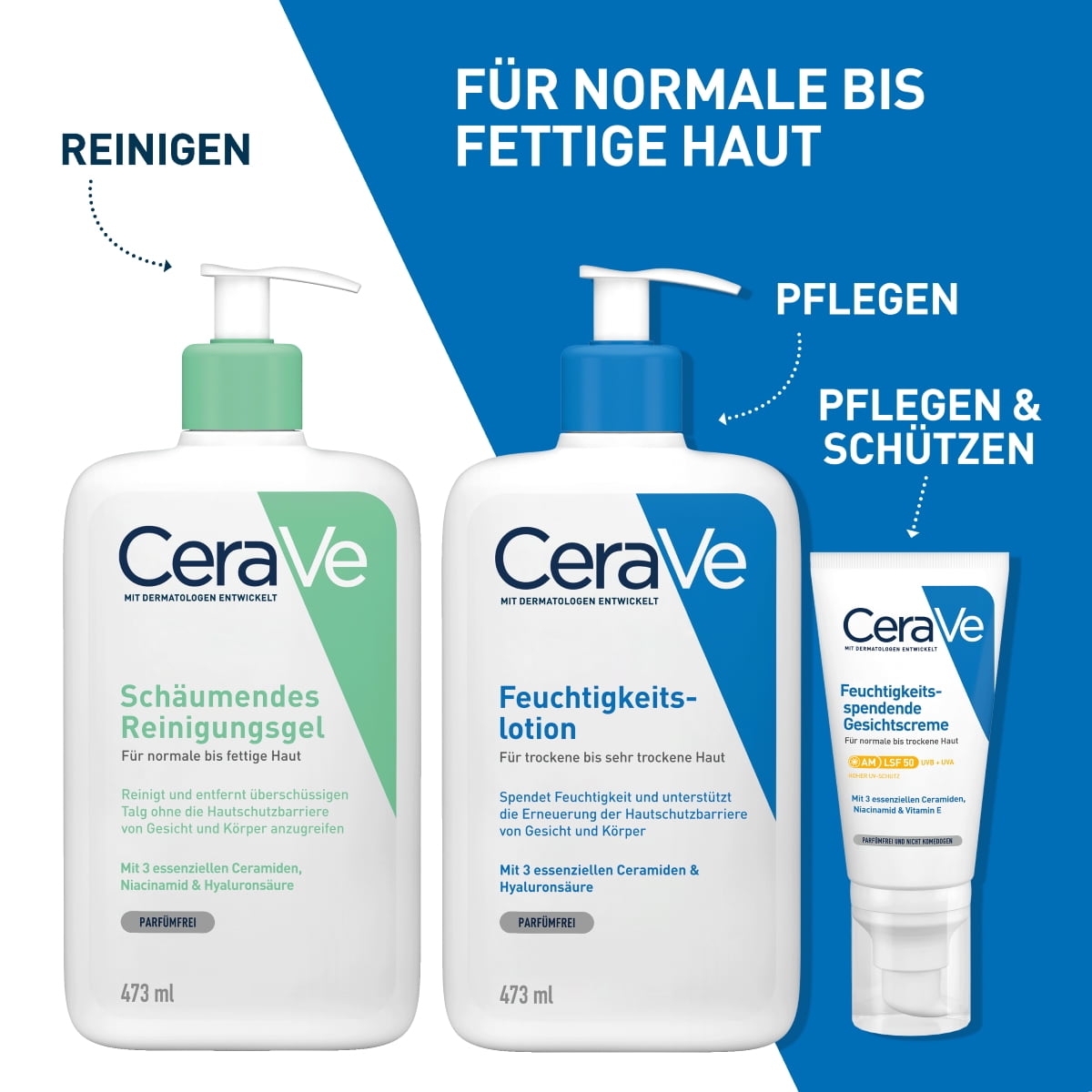 Schäumendes Reinigungsgel für Gesicht und Körper