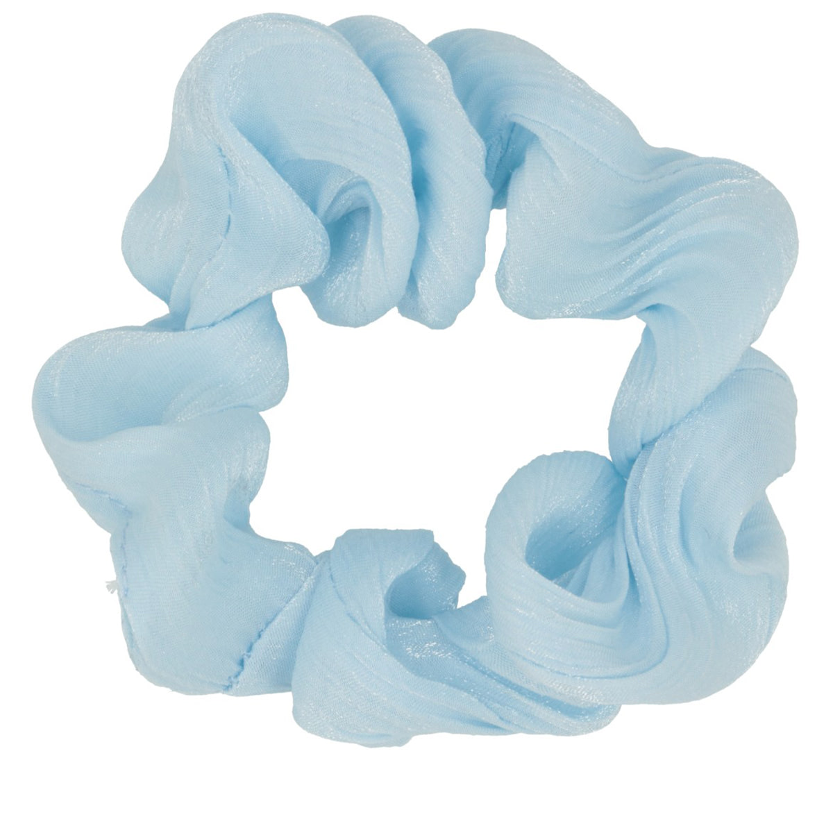 Scrunchie - Off-White, Blau, Hellbraun