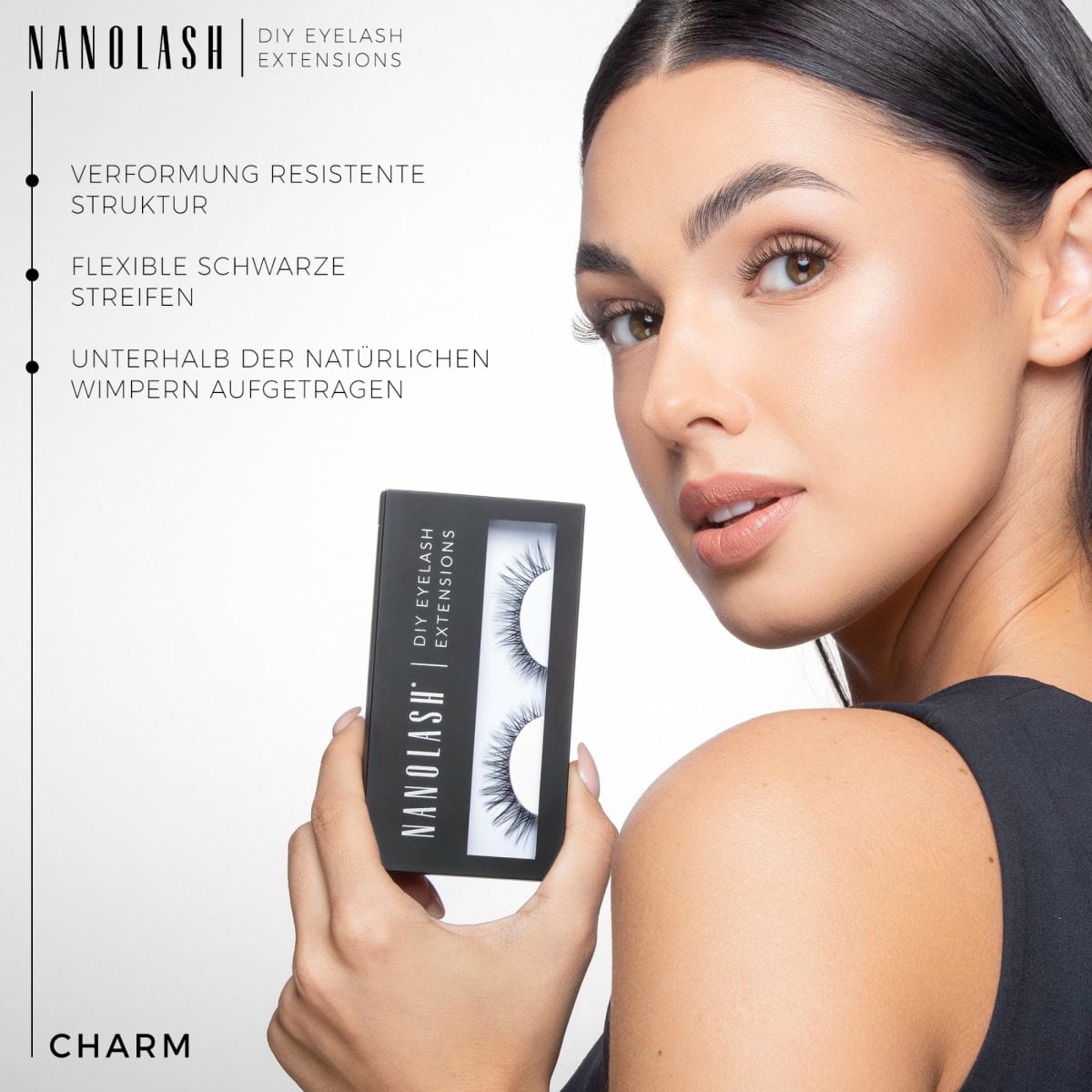 Charm - Double V Lash Look
