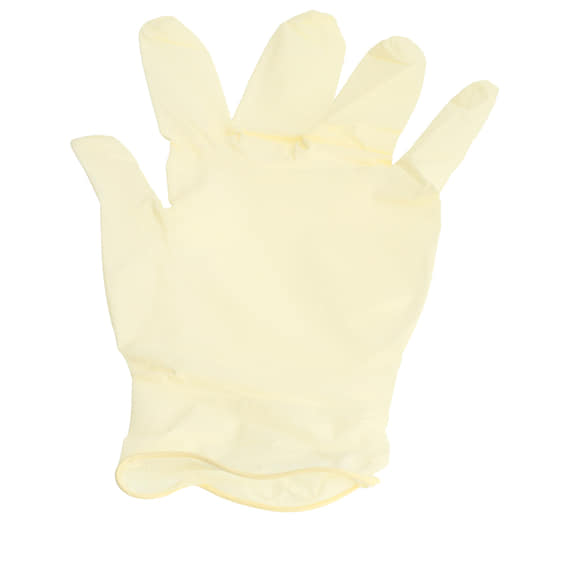Gants d'examen en latex M sans poudre, 100 pcs.
