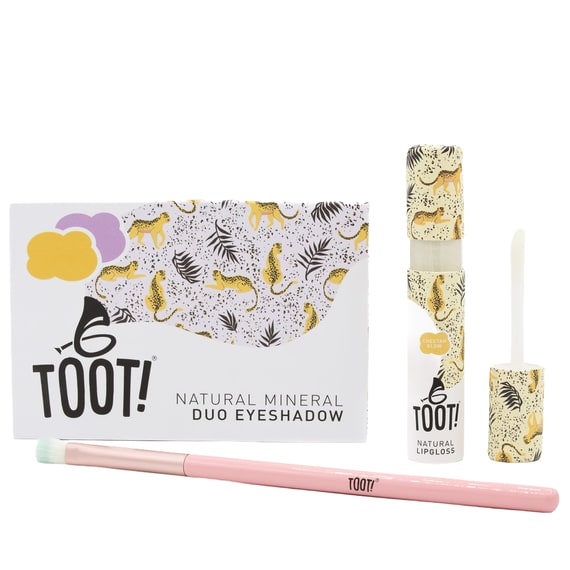 Cheetah Glow Eyeshadow & Lipgloss Box Set