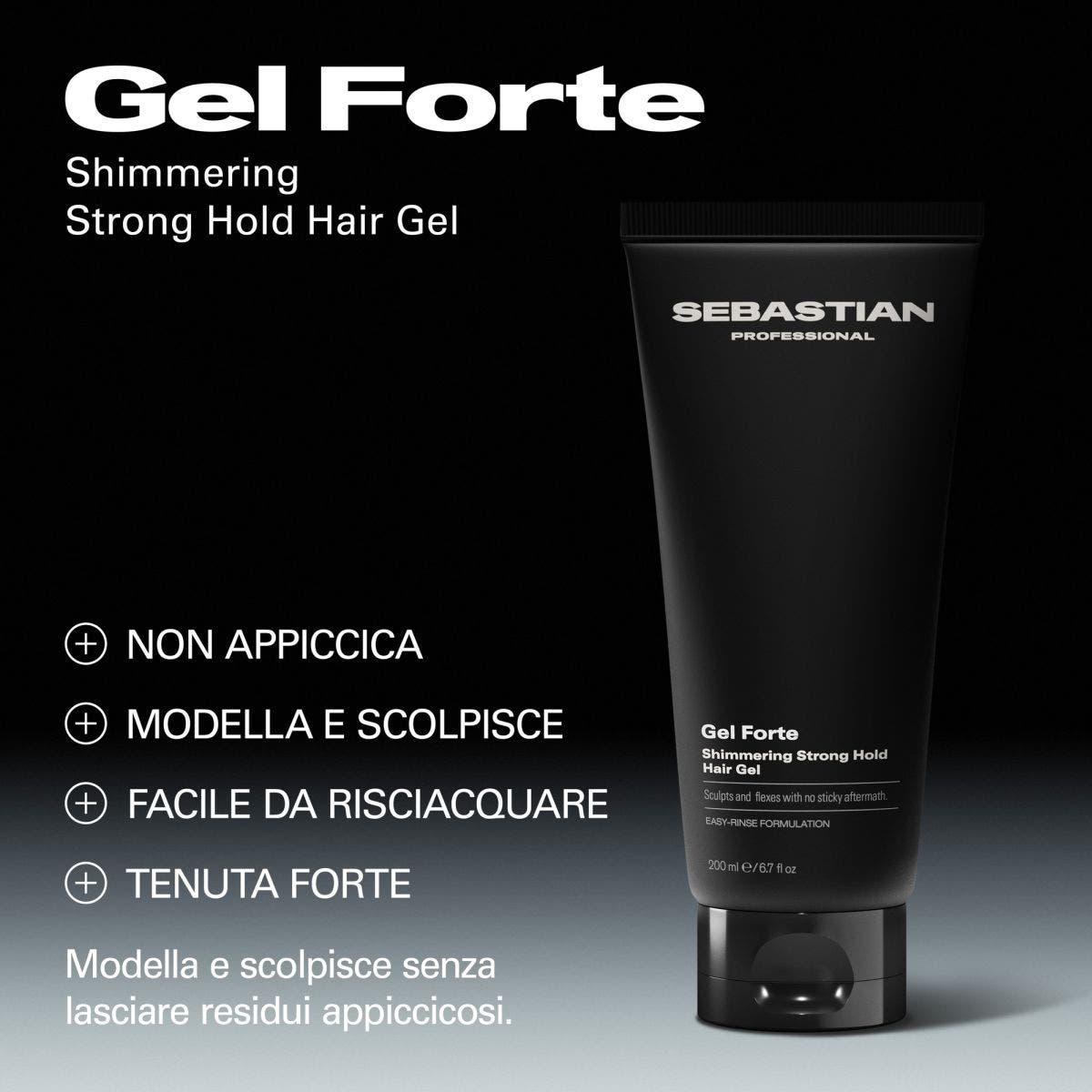 Shimmering Strong Hold Hair Gel