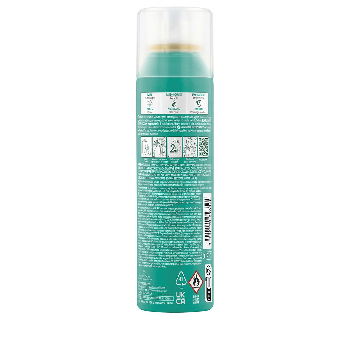 Shampooing Sec pour Cheveux Gras