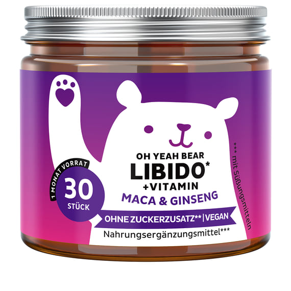 Oh Yeah Bear Libido Vitamin, Maca & Saffron Extract - 30 Bears