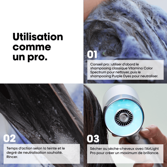 Vitamino Color Spectrum Purple Dyes Neutralizing Shampoo