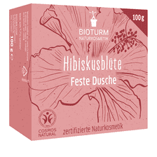 Solid shower bar hibiscus flower
