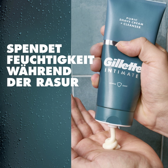 2-in-1 Rasier- und Duschcreme für den Intimbereich