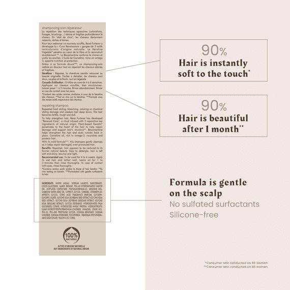 Restructuring Keratin Shampoo for Damaged, Brittle Hair