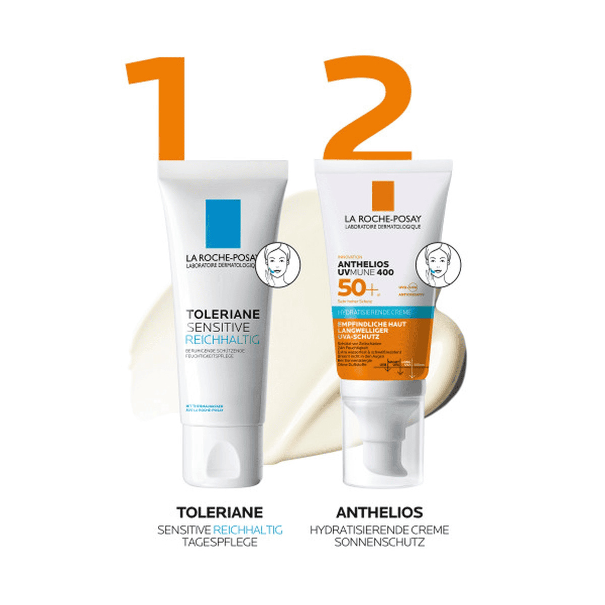 Hydratisierende Sonnencreme UVMune 400 SPF50+