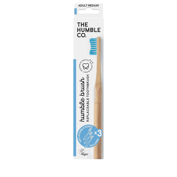 Bamboo Replacement Toothbrush Head for Adults – Soft