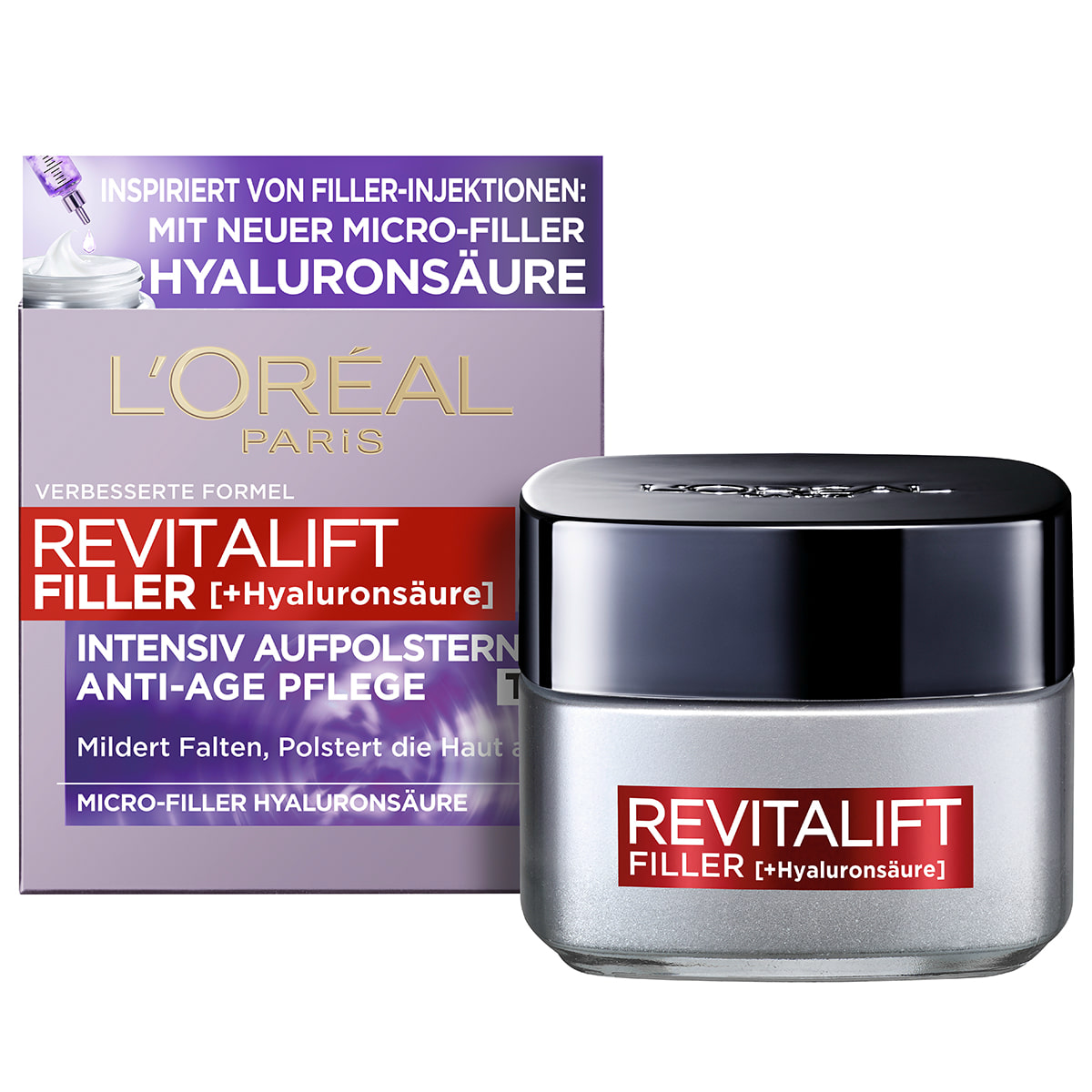 Filler (+Acide Hyaluronique) Soin Anti-Âge Jour Repulpant Intensif